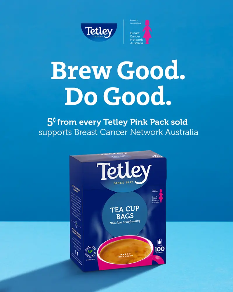 Tetley Goes Pink for Breast Cancer Awareness
